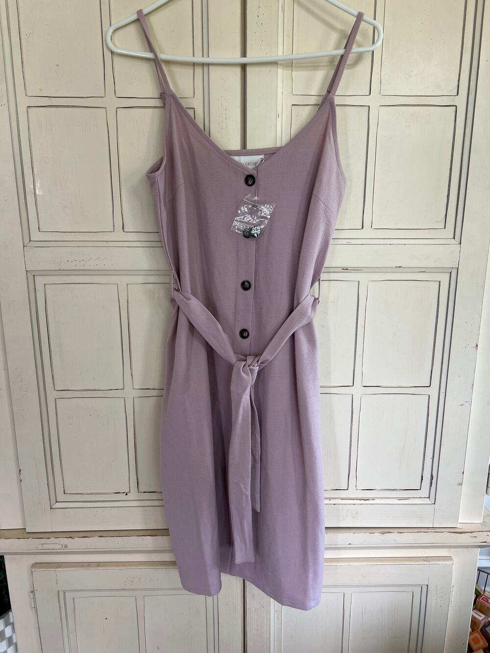 NWT Elizabeth Crosby size medium pink dress